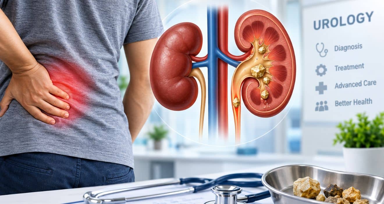 Kidney stone treatment in Solapur for severe side pain